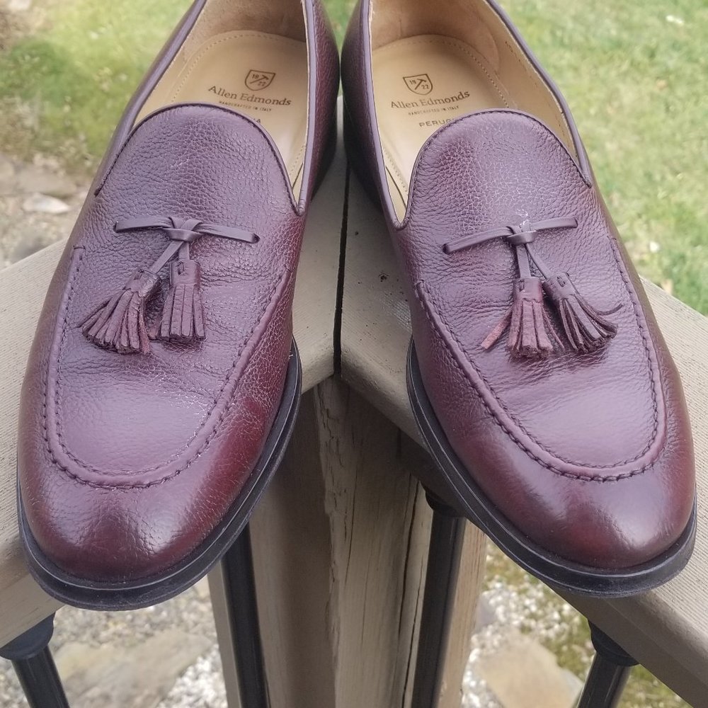 ALLEN EDMONDS ITALY Leather loafers Pre-owned in great gently used condition 12,